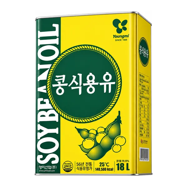 영미 콩식용유 18L 업소용 식용유 제품 사진